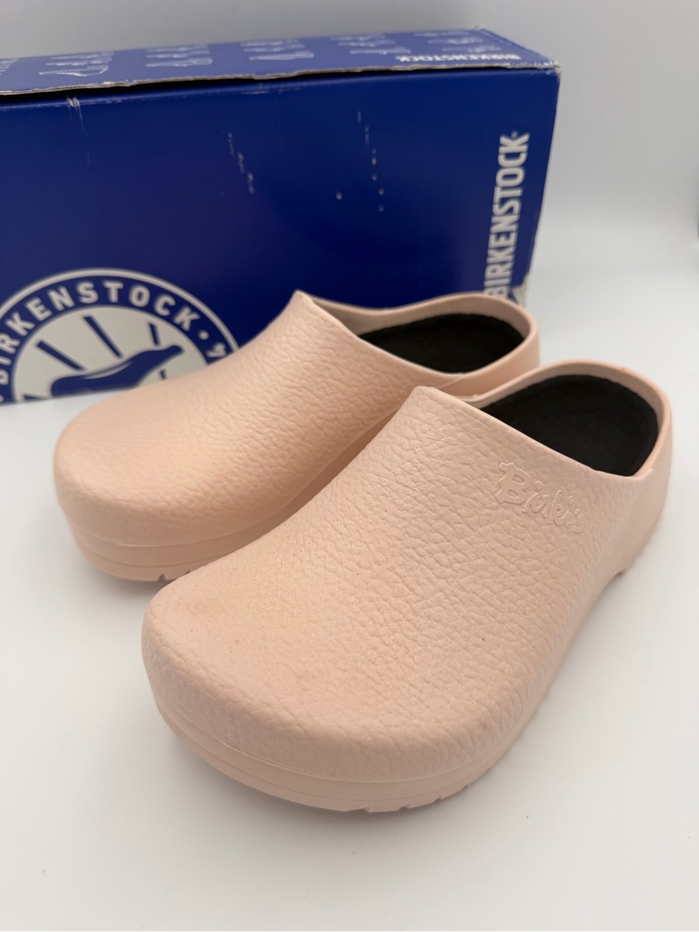Birkenstock Super Birki Light Rose Nursing Garden Clogs Size 36 Regular